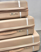 Beige 4-Piece Luggage Set