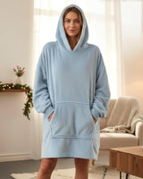Blue Hooded Blanket