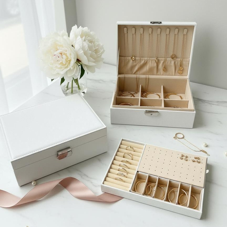 White Jewelry box