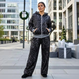 Woman Leopard Print Set