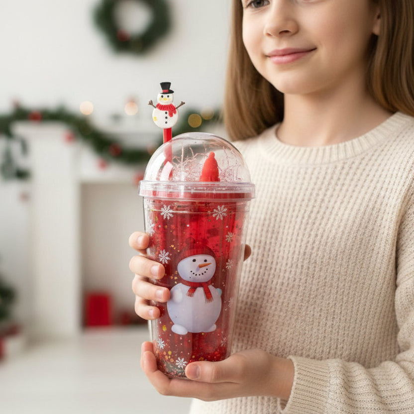 Snowman Red Cup