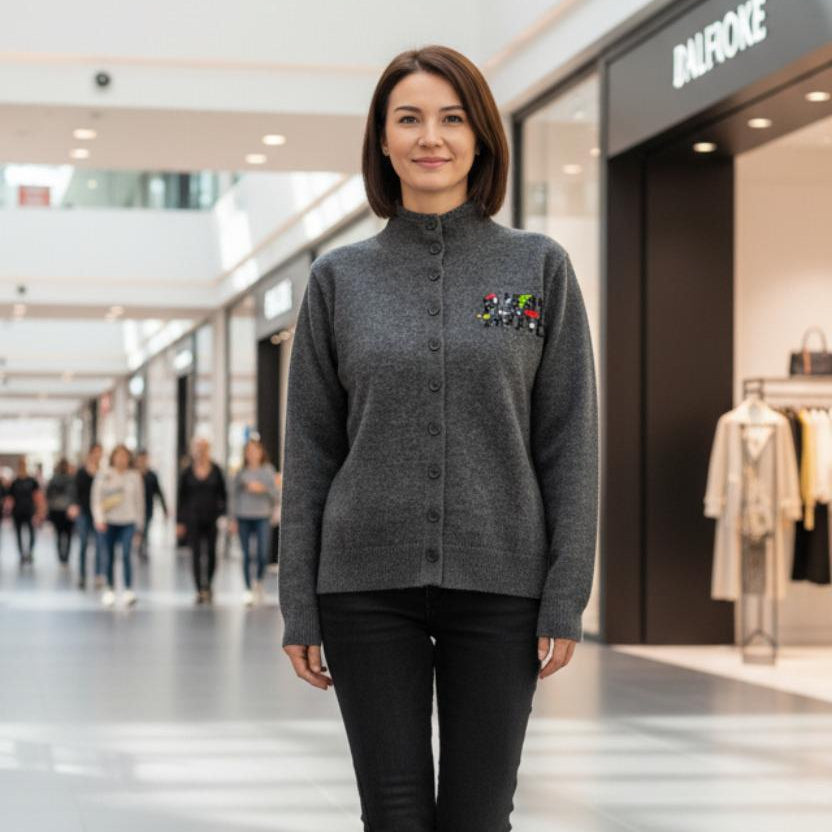 Woman Wool Sweatshirt Top