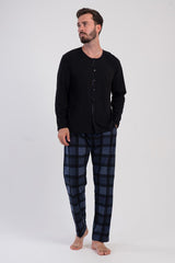 Black Men Cotton PJ