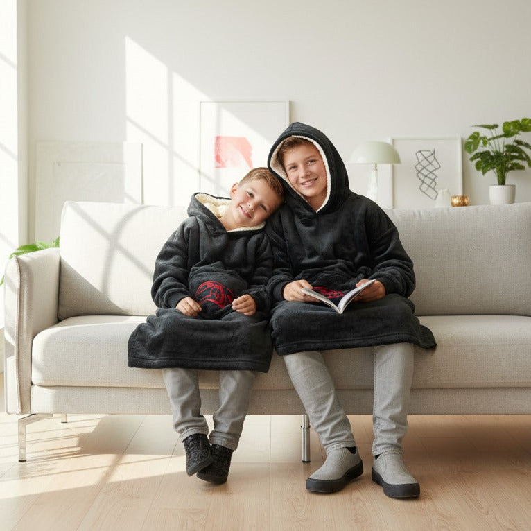 Black Car Hooded Blanket