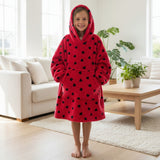 Lady Bug Hooded Blanket