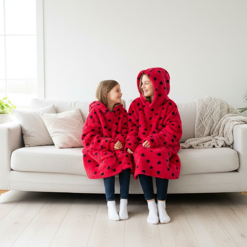 Lady Bug Hooded Blanket
