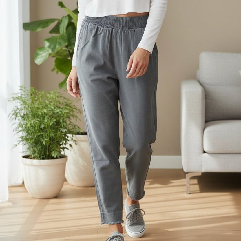 Grey Casual Pants