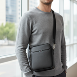 Leather Black Man Bag