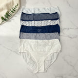 Big Size Blue Underwear Set