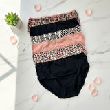 Big Size Black & Pink Underwear Set