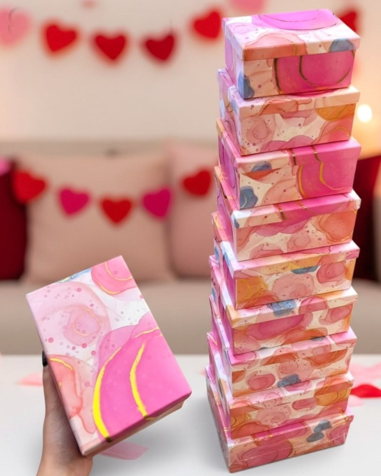 Rose Valentines Box Set 10pcs