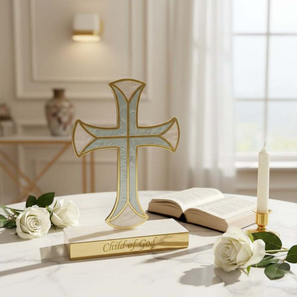 Marble Luxe Cross