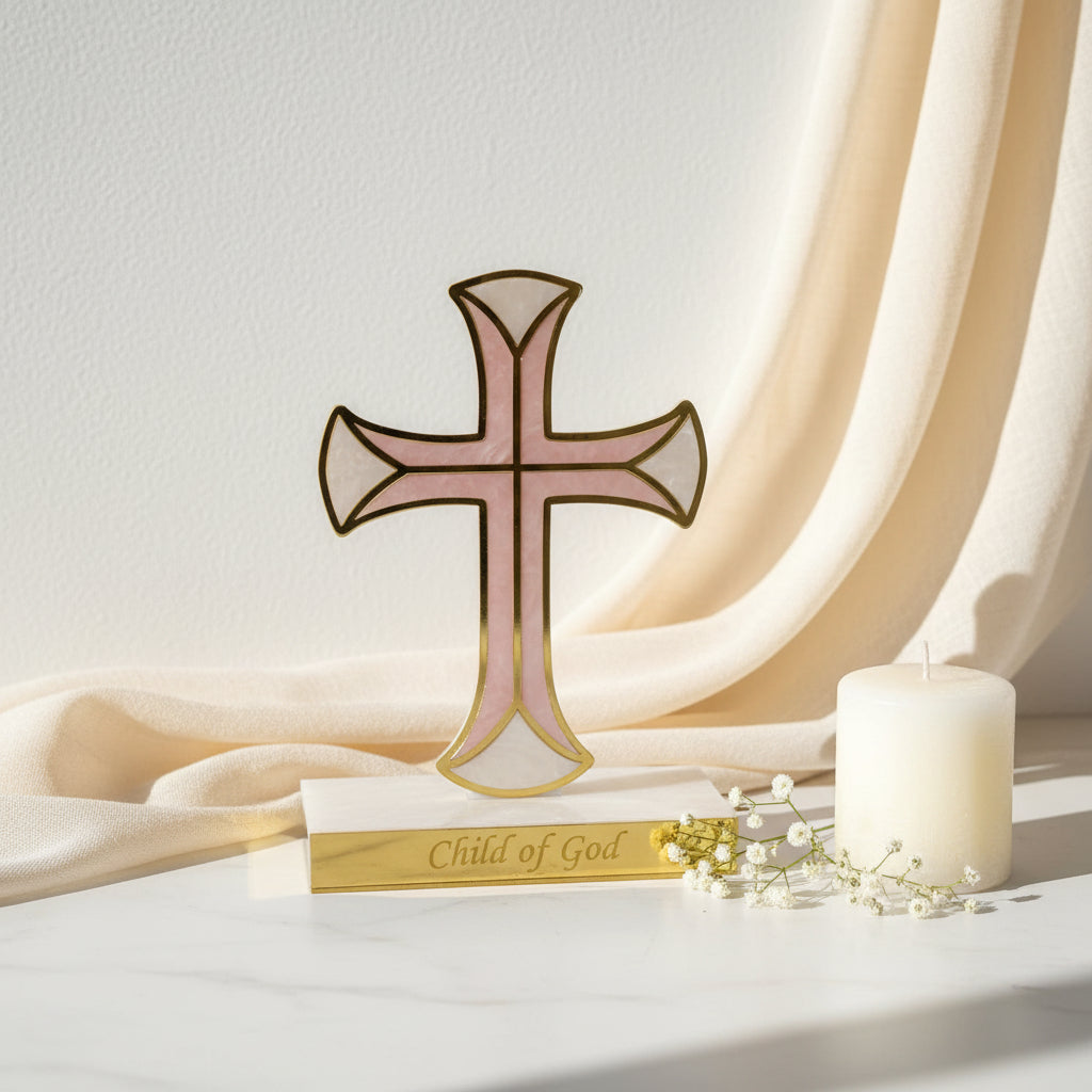 Marble Luxe Cross