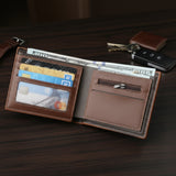 Classic Brown Leather Wallet