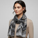 Grey Sparkly Scarf