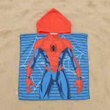 Blue Spiderman Poncho