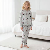 Gray Flowers PJs