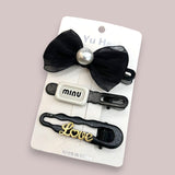 Elegant Bow Hairpin Set