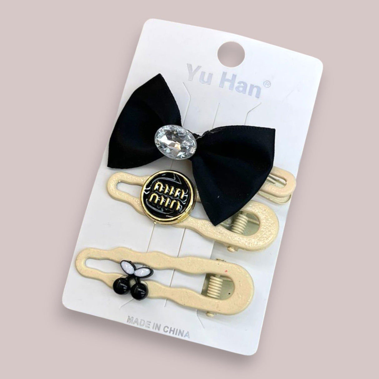 Elegant Bow Hairpin Set