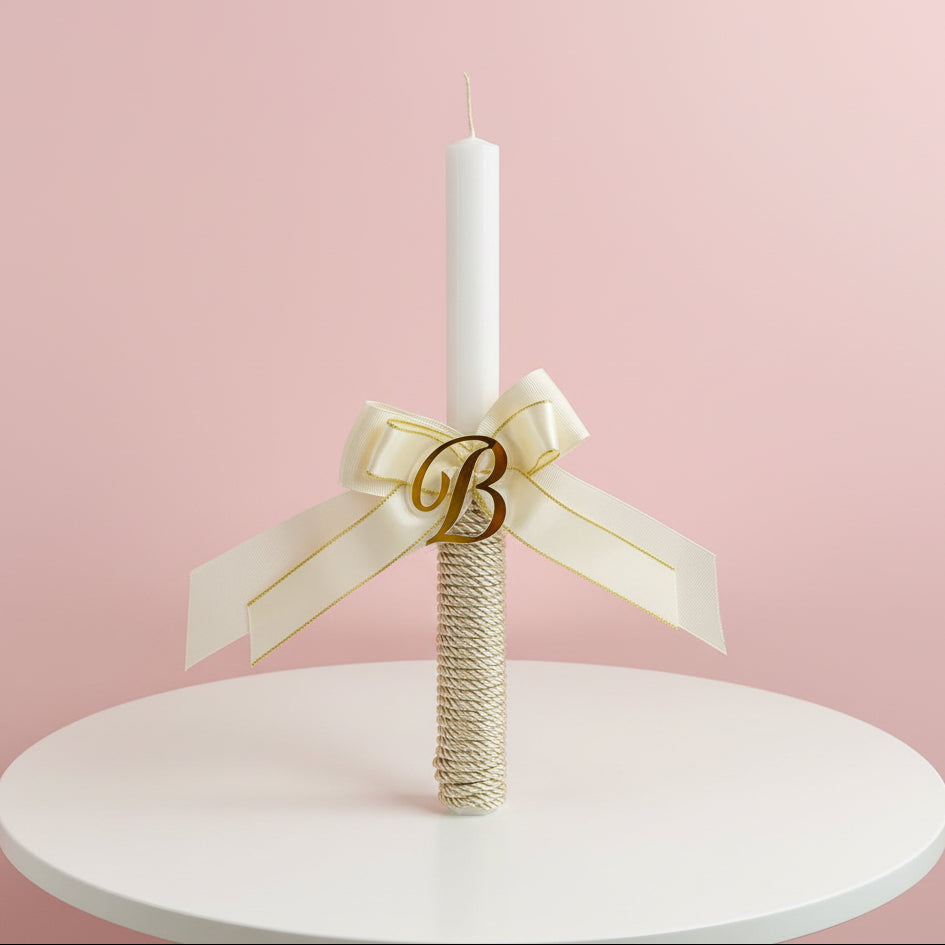 Custom Gold Classic Candle
