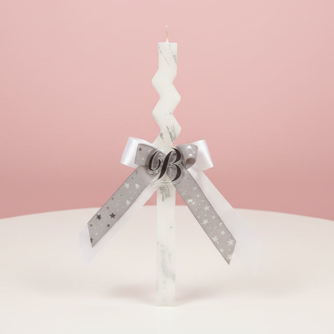 Custom Star Zigzag Candle