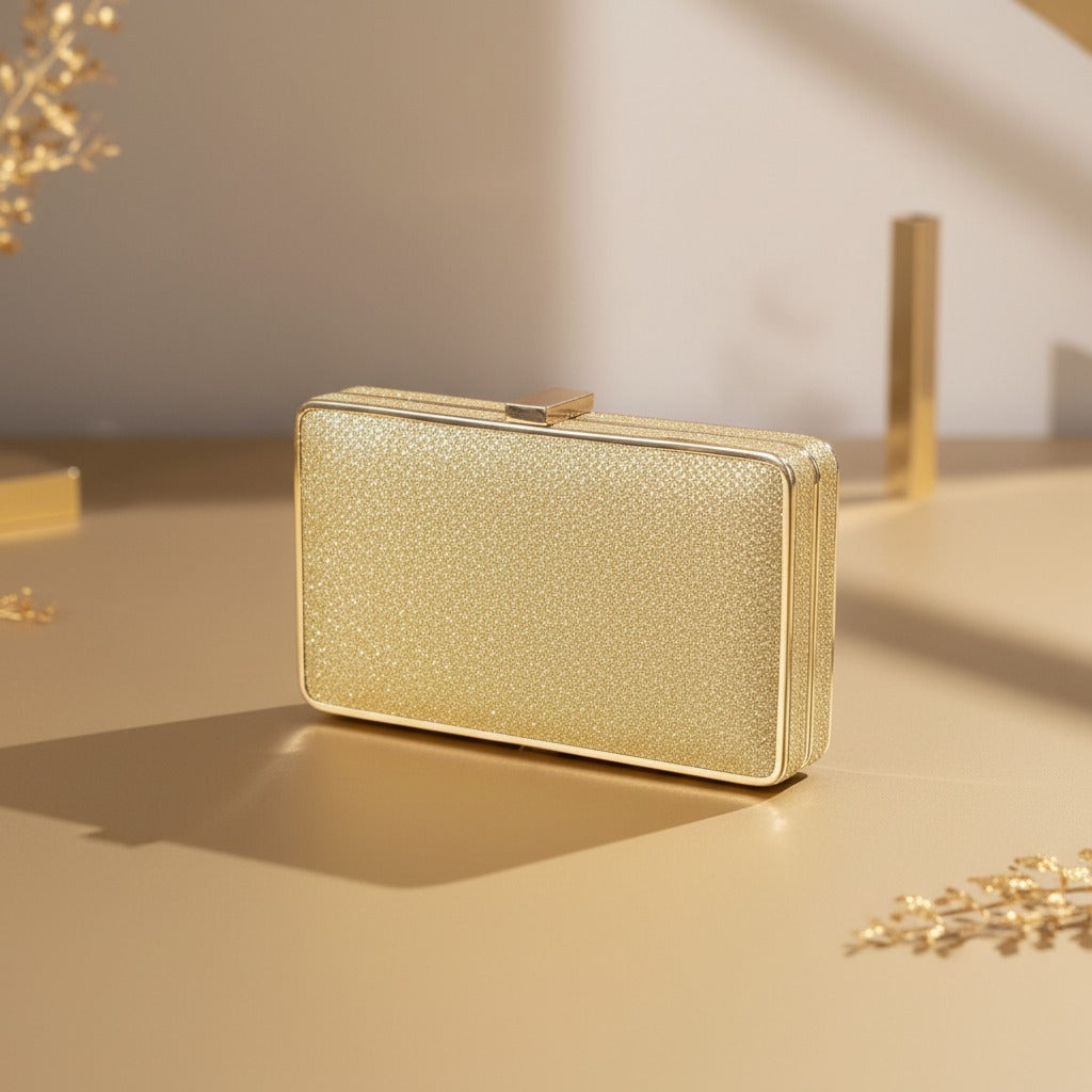 Gold Clutch Bag