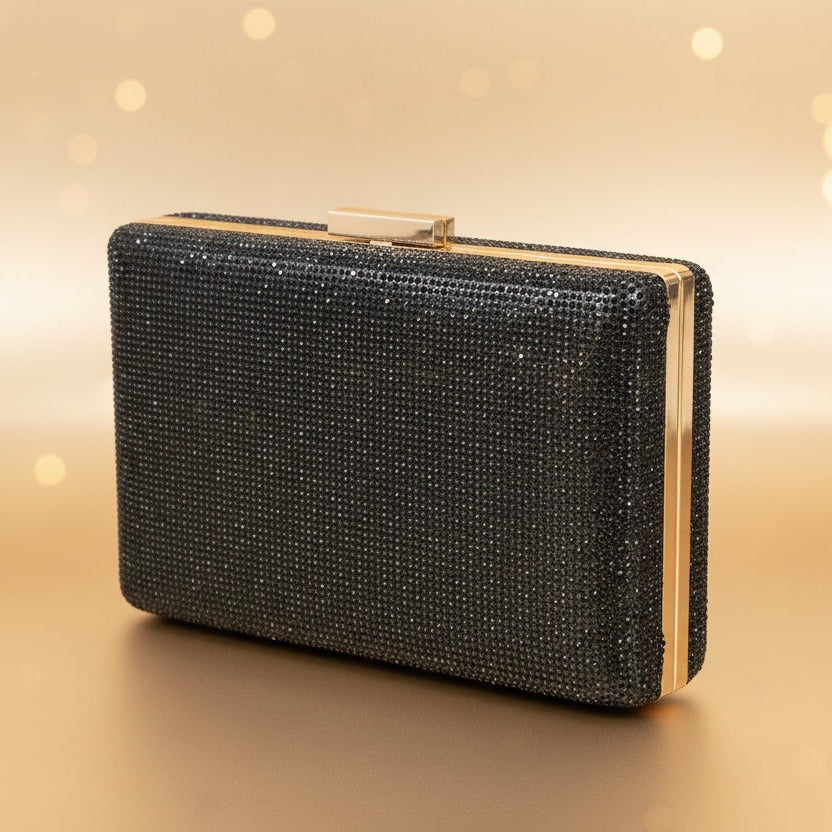 Gold Midnight Glam Clutch