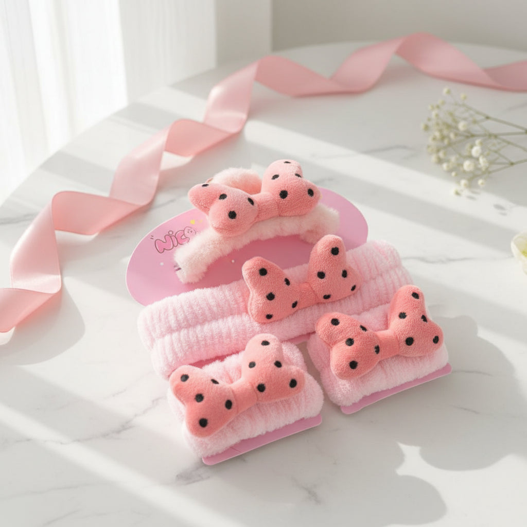 Pink skin care set