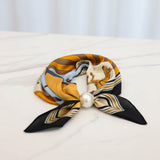 Orange Horse Foulard