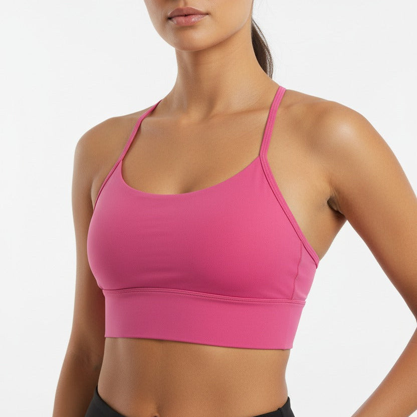 Pink Sport Bra