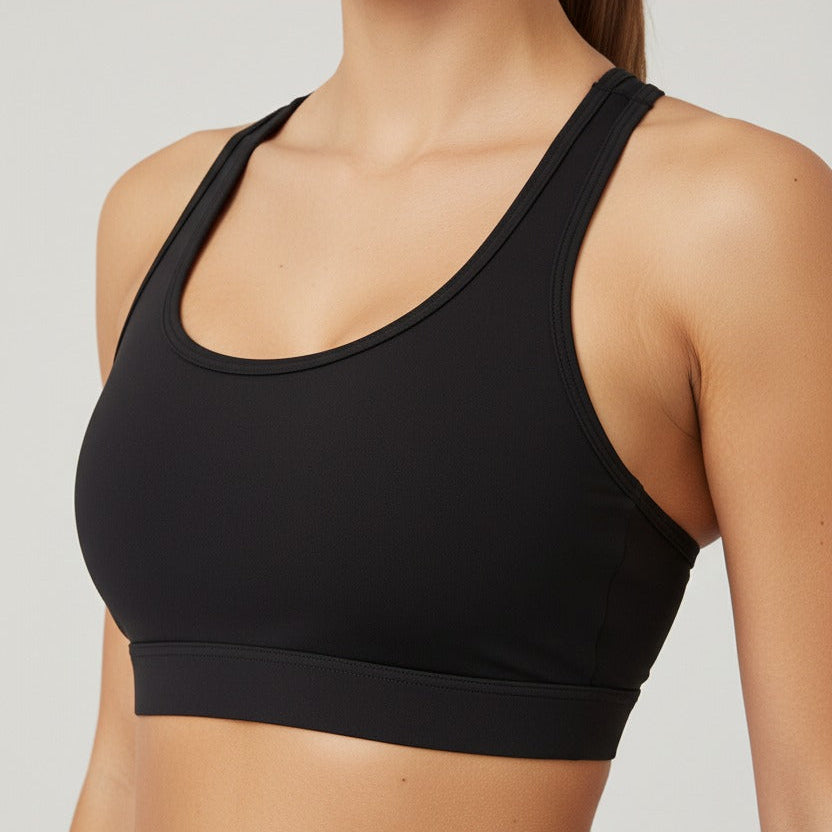 Black Active Bra