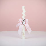 Custom Pink Bow Candle