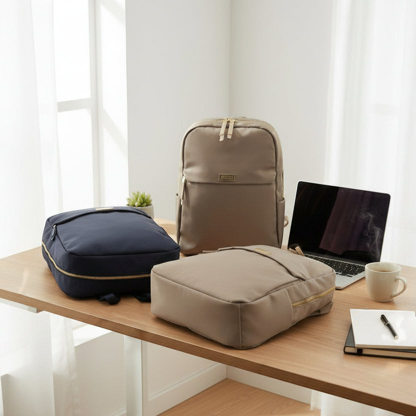 Beige Backpack