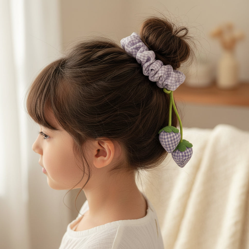 Strawberry Scrunchies