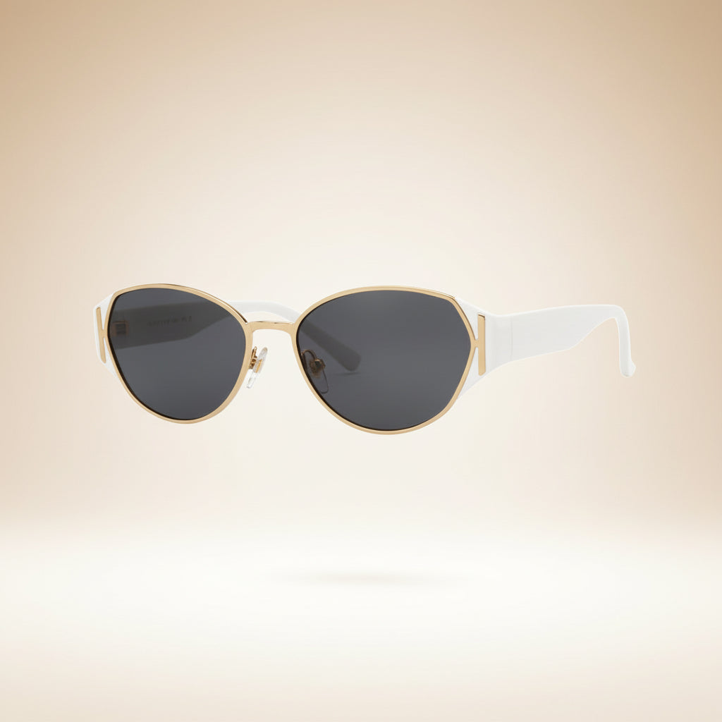 White Edge Sunglasses