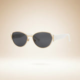 White Edge Sunglasses