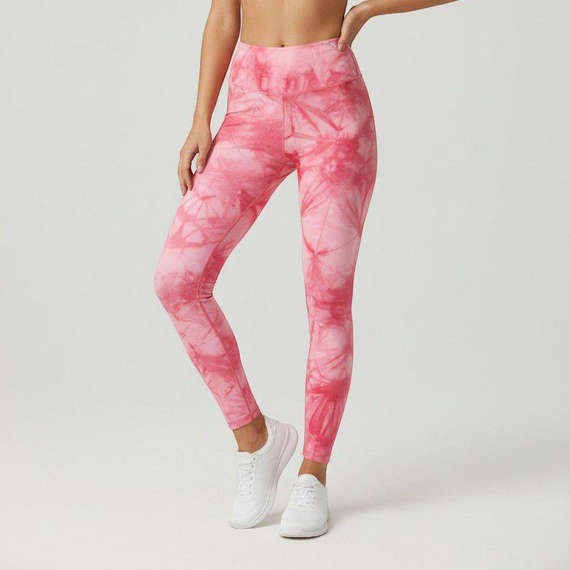 Pink Tie Dye Leggings