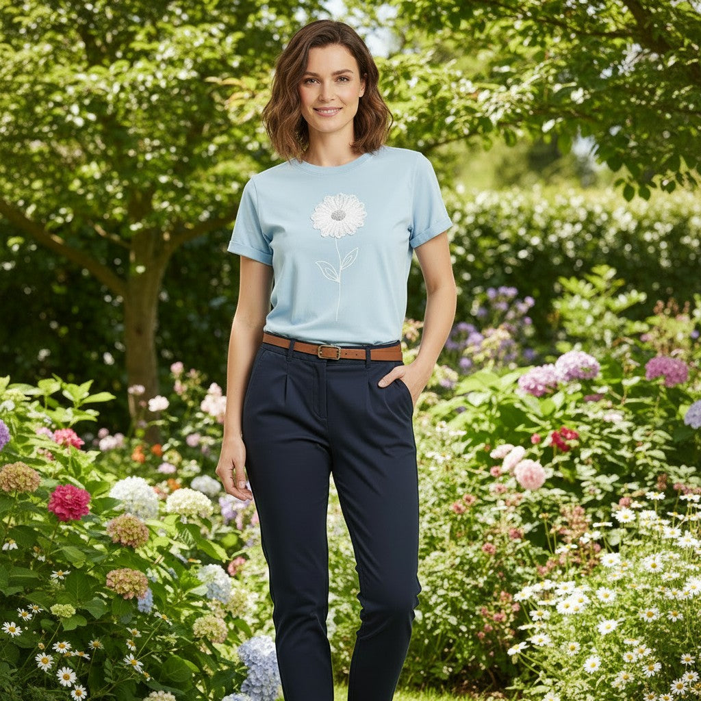 Navy Casual Trousers