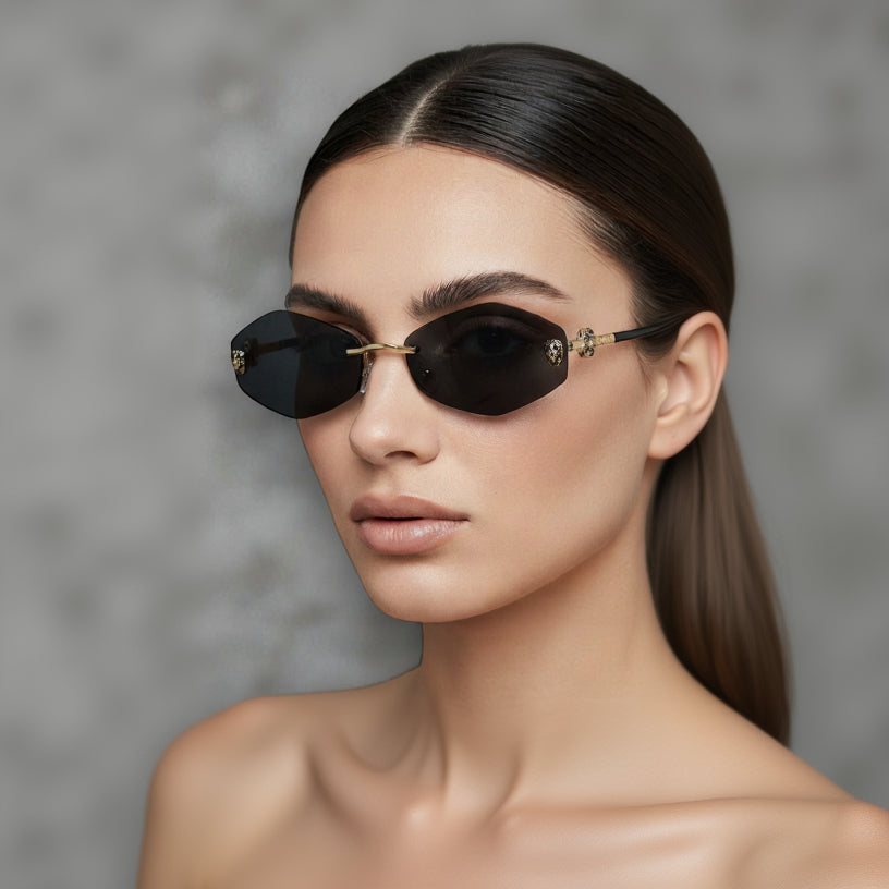 Sleek Rimless Sunglasses