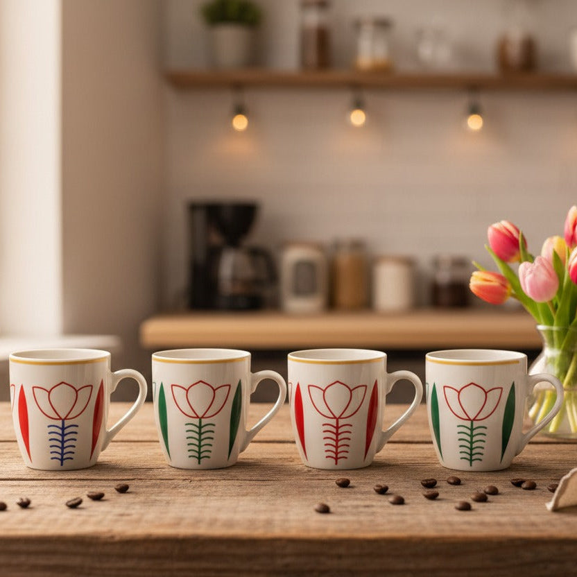 Floral Mug Set