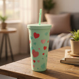 Heart Straw Tumbler