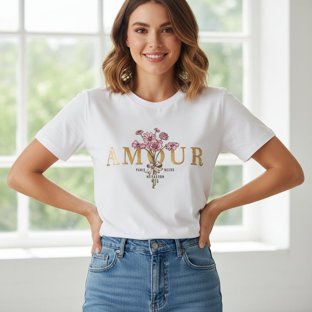 Amour Floral Tshirt