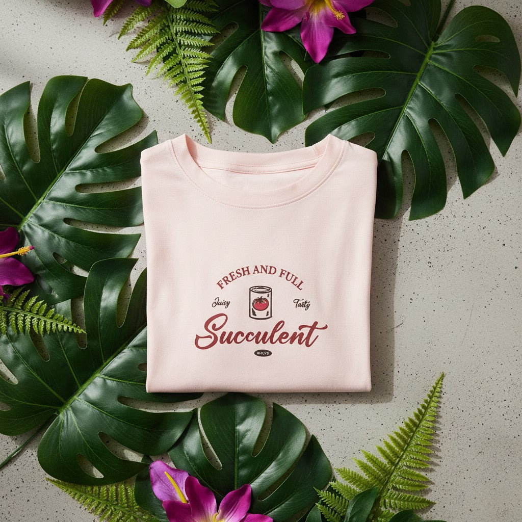 Fresh Succulent Ruched Tshirt