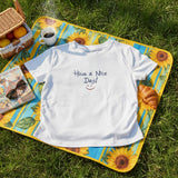 Have a Nice Day Ruched Tshirt
