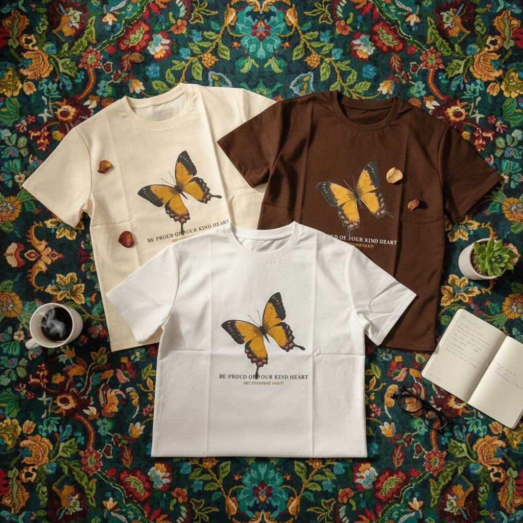 Kind Heart Butterfly Tshirt