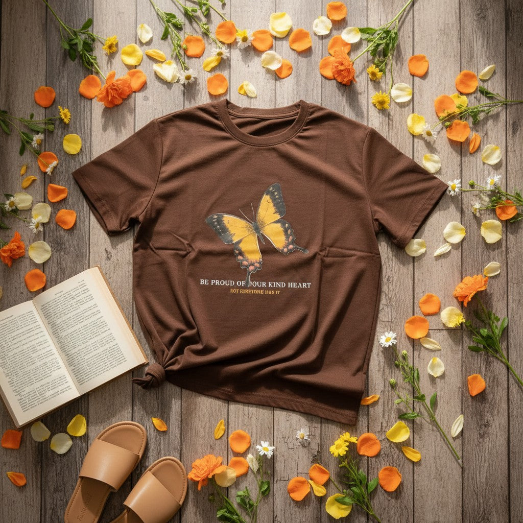 Kind Heart Butterfly Tshirt