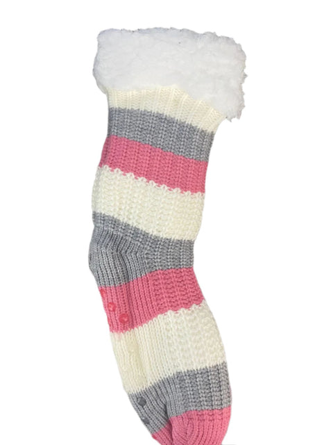 Striped Fleece Socks