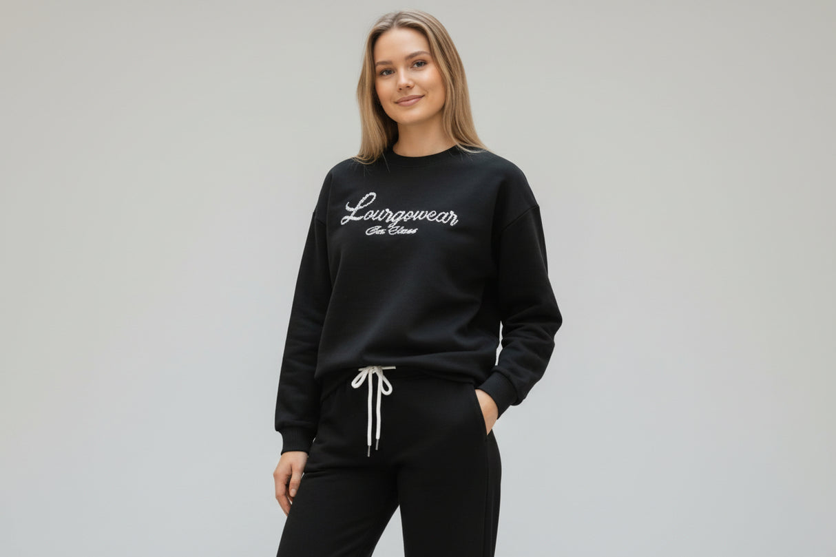 Black Chic Jogging Set