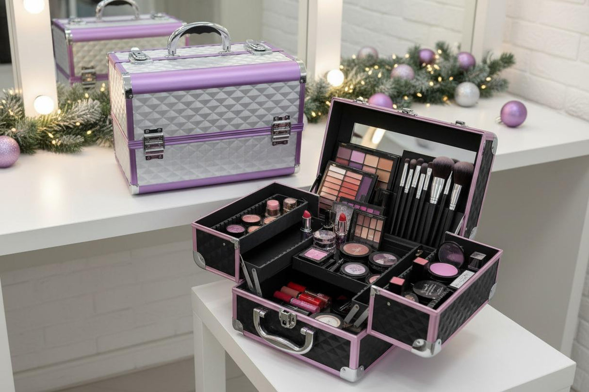 Grey and purple Jewelery box