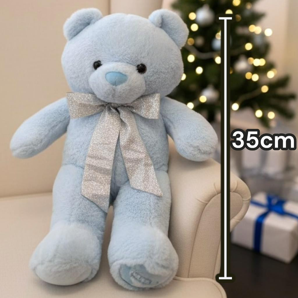 35cm Blue Teddy Bear